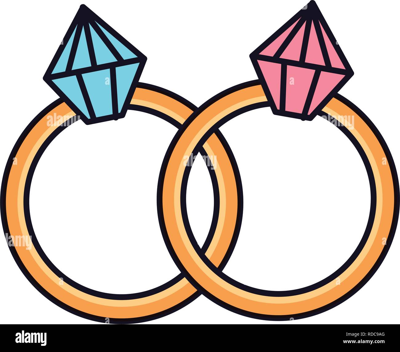 Rocks and diamonds Stock Vector Images - Alamy