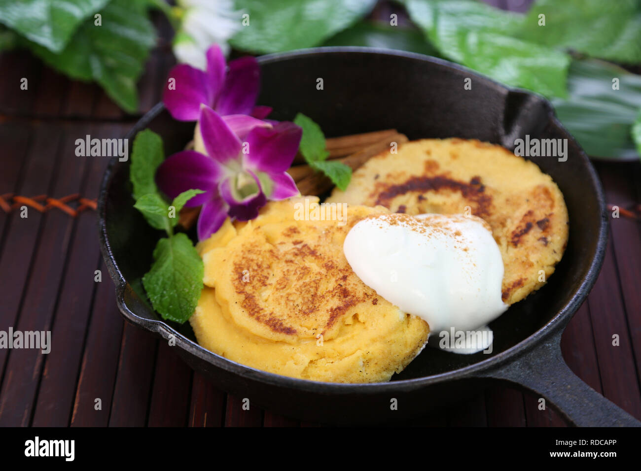 Okara Pancake (Soy Pulp Stock Photo Alamy