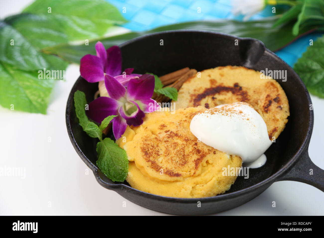 Okara Pancake (Soy Pulp Stock Photo Alamy