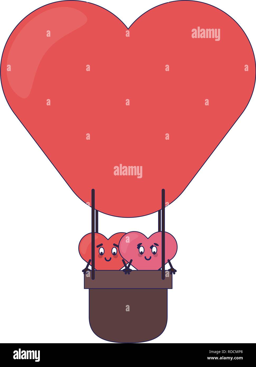 cute hearts in love cartoons Stock Vector Image & Art - Alamy