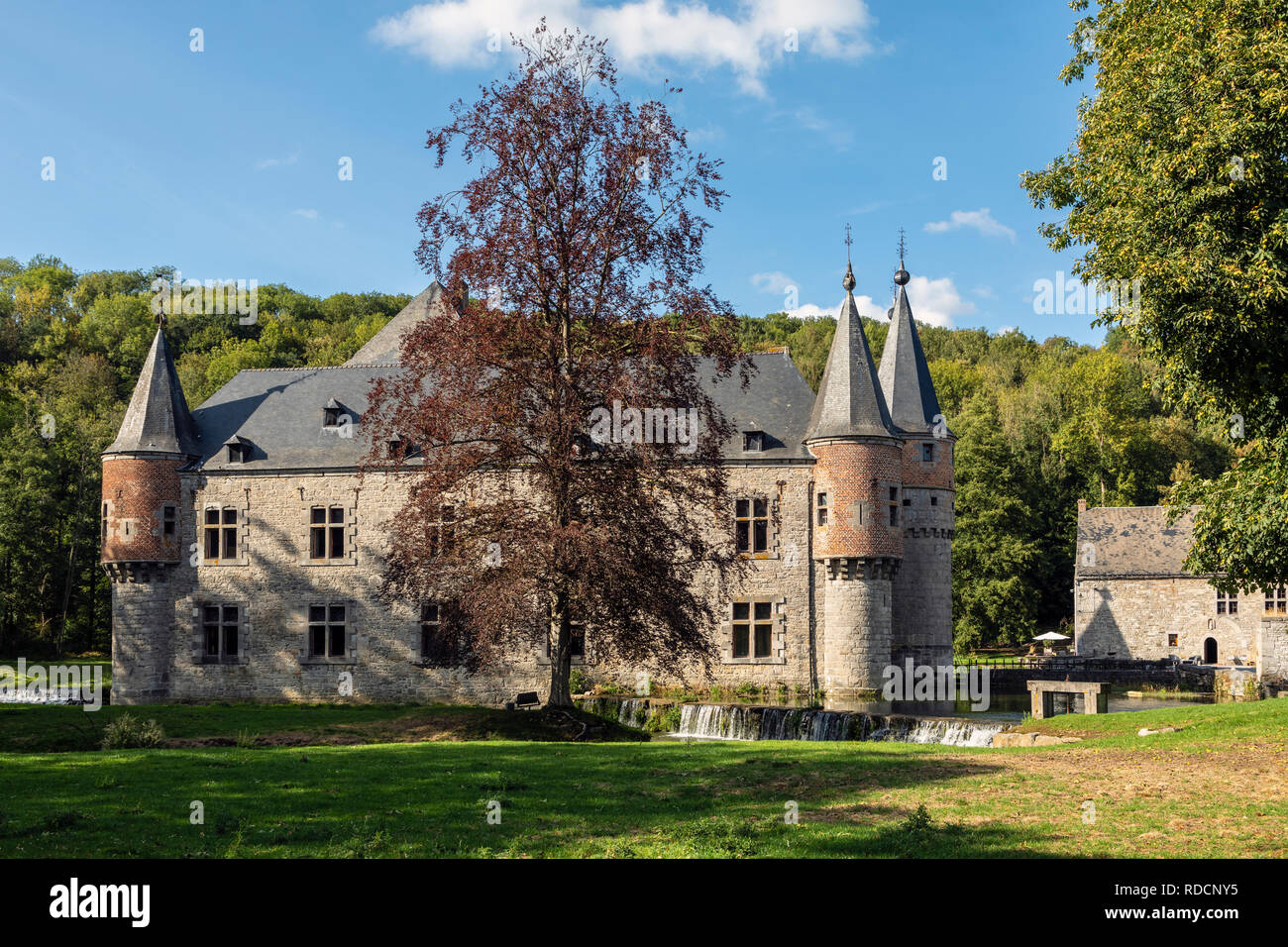 Château de Spontin, Province of Namur, Wallonia, Belgium Stock Photo