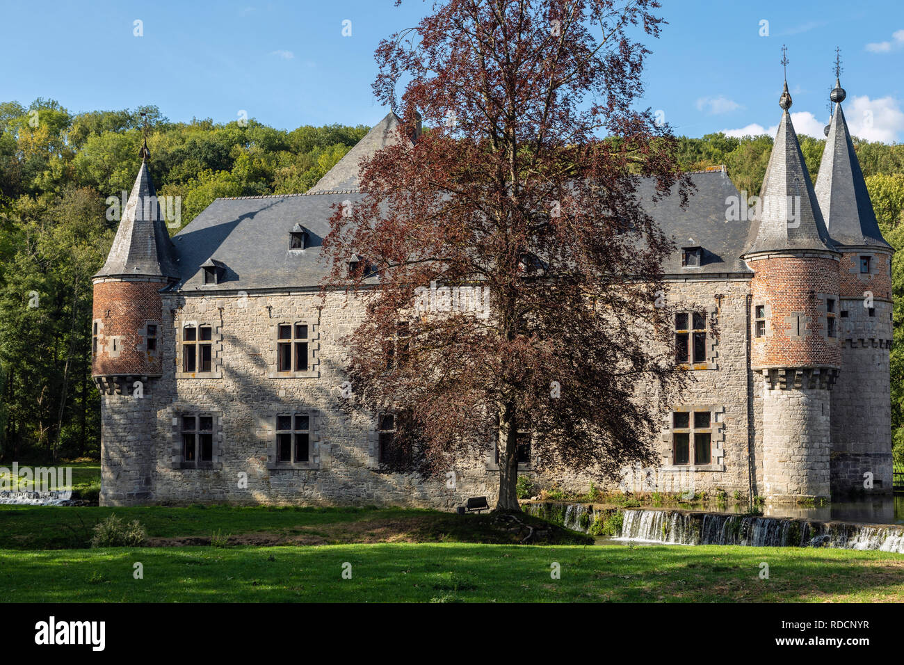 Château de Spontin, Province of Namur, Wallonia, Belgium Stock Photo