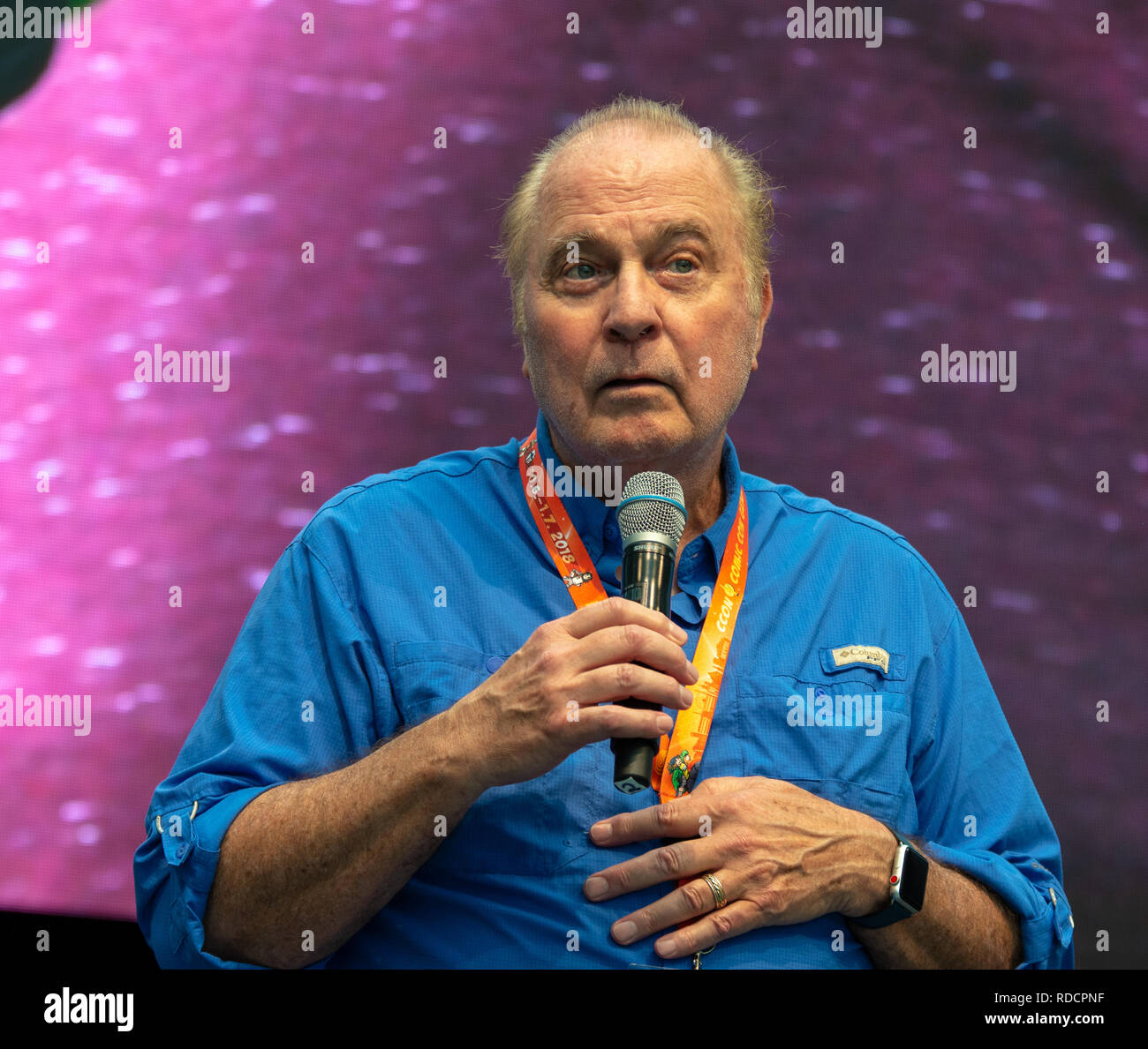 STUTTGART, GERMANY JUN 30th 2018 Gil Gerard at Comic Con Germany