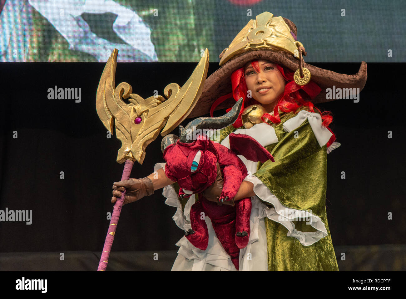 STUTTGART, GERMANY - JUN 30th 2018: Cosplay Contest - Dragon Trainer Lulu  by Sunnyma Cosplay at Comic Con Germany Stuttgart Stock Photo - Alamy