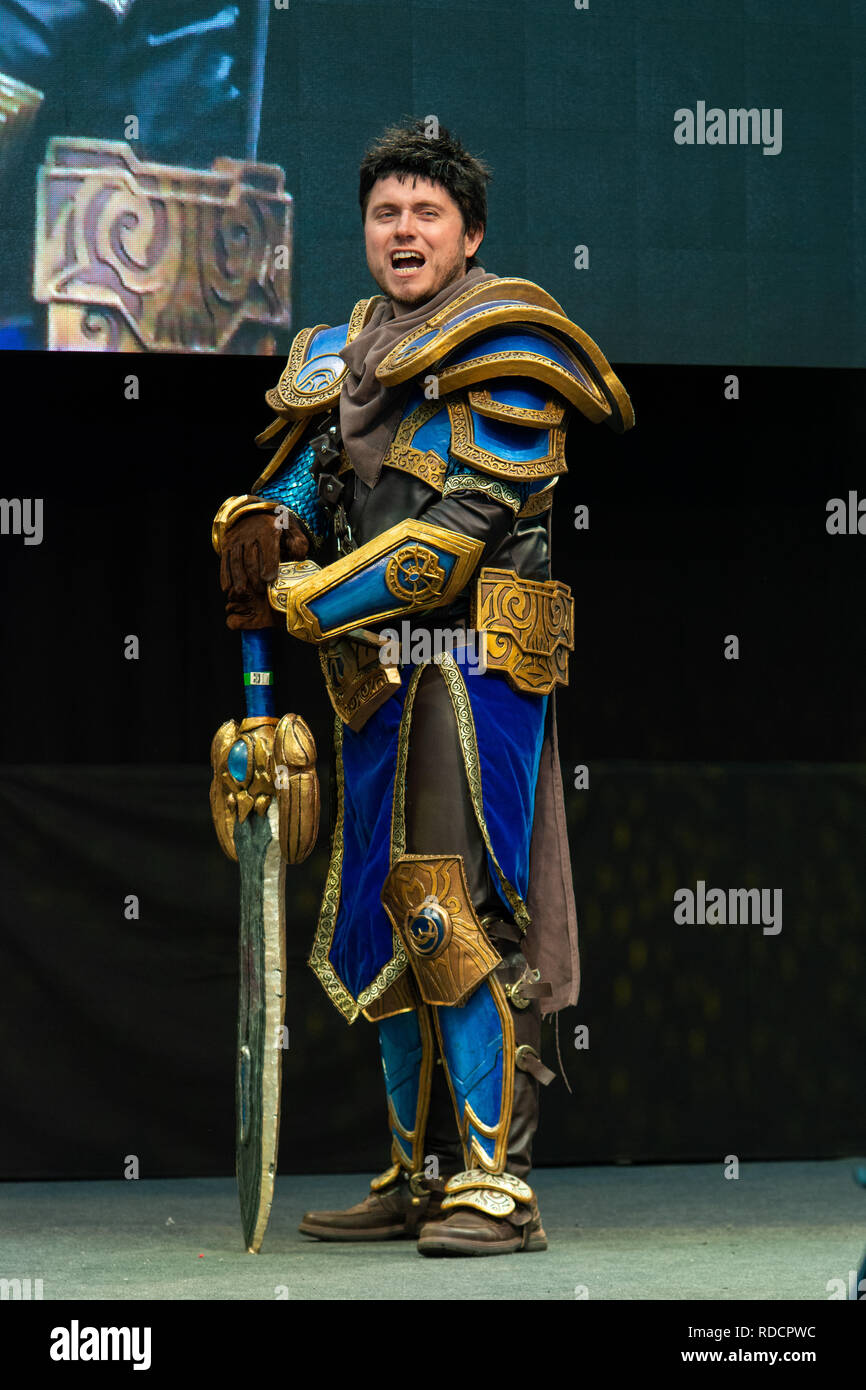 STUTTGART, GERMANY - JUN 30th 2018: Cosplay Contest - Garen from League of  Legends by Karash Cosplay - at Comic Con Germany Stuttgart Stock Photo -  Alamy