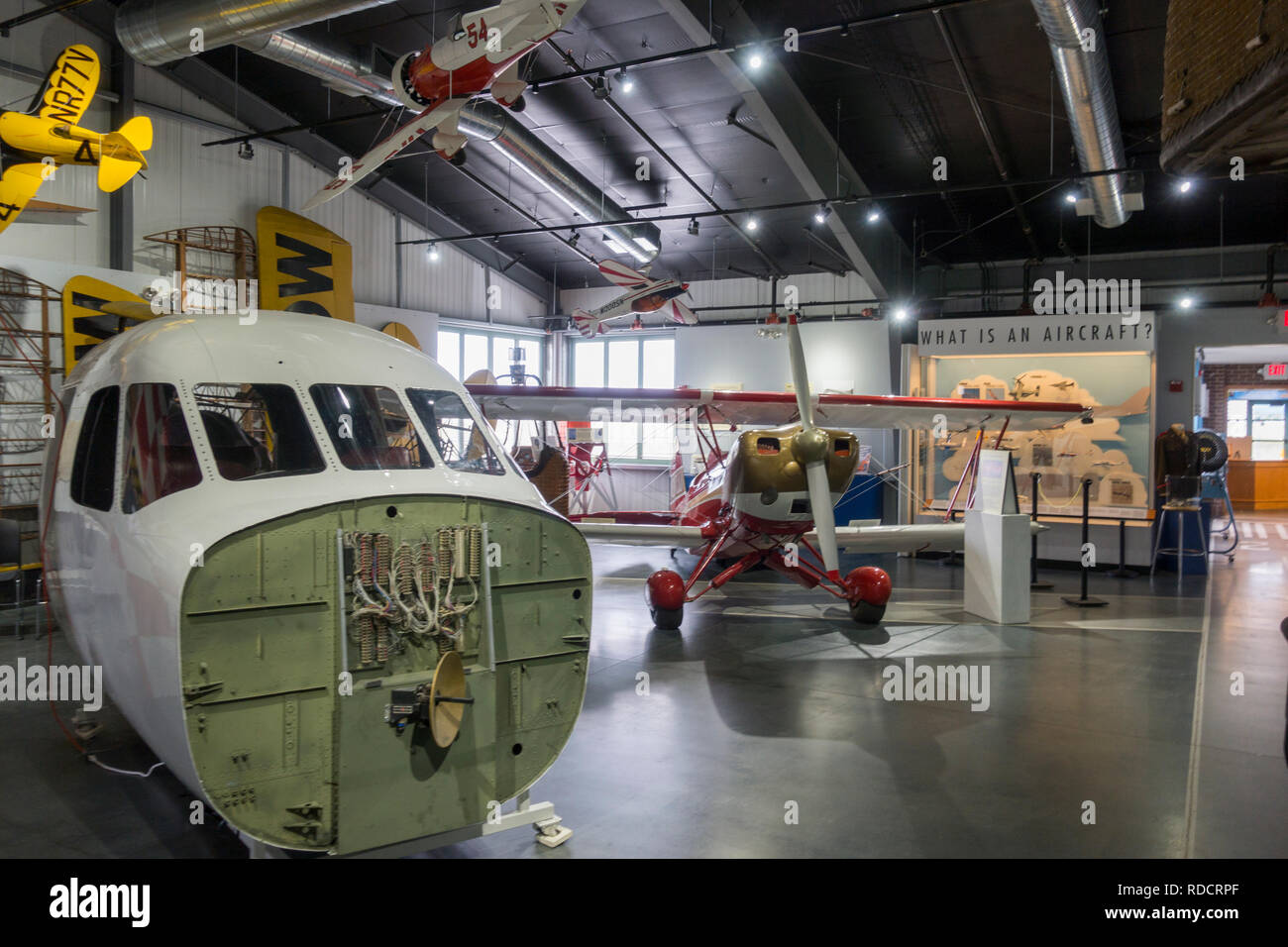 Aviation Museum of New Hampshire in Manchester Stock Photo Alamy