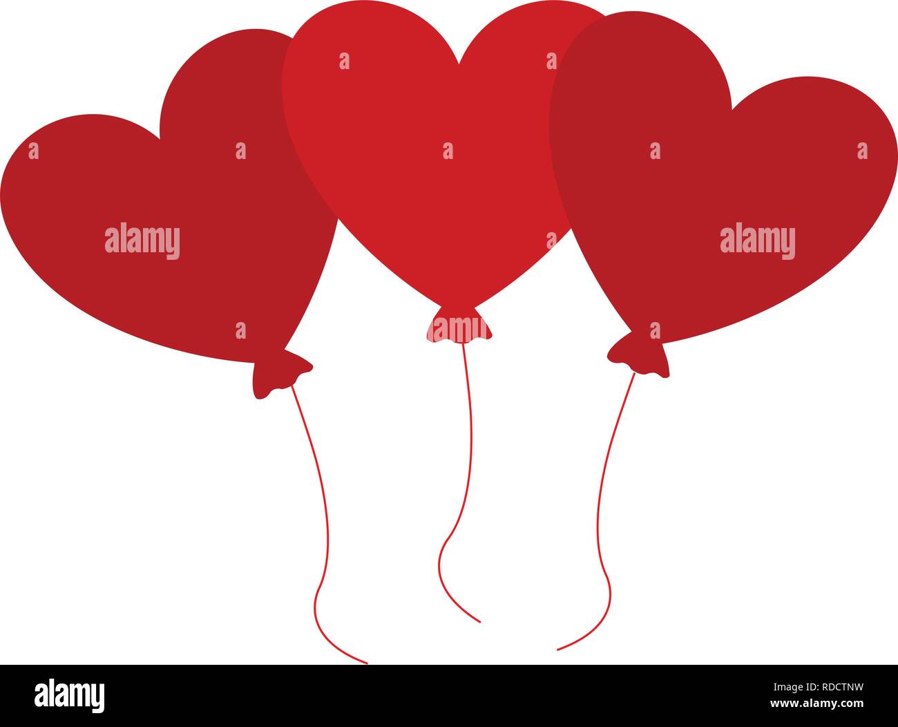 Heart balloons shaped Stock Vector Image & Art - Alamy