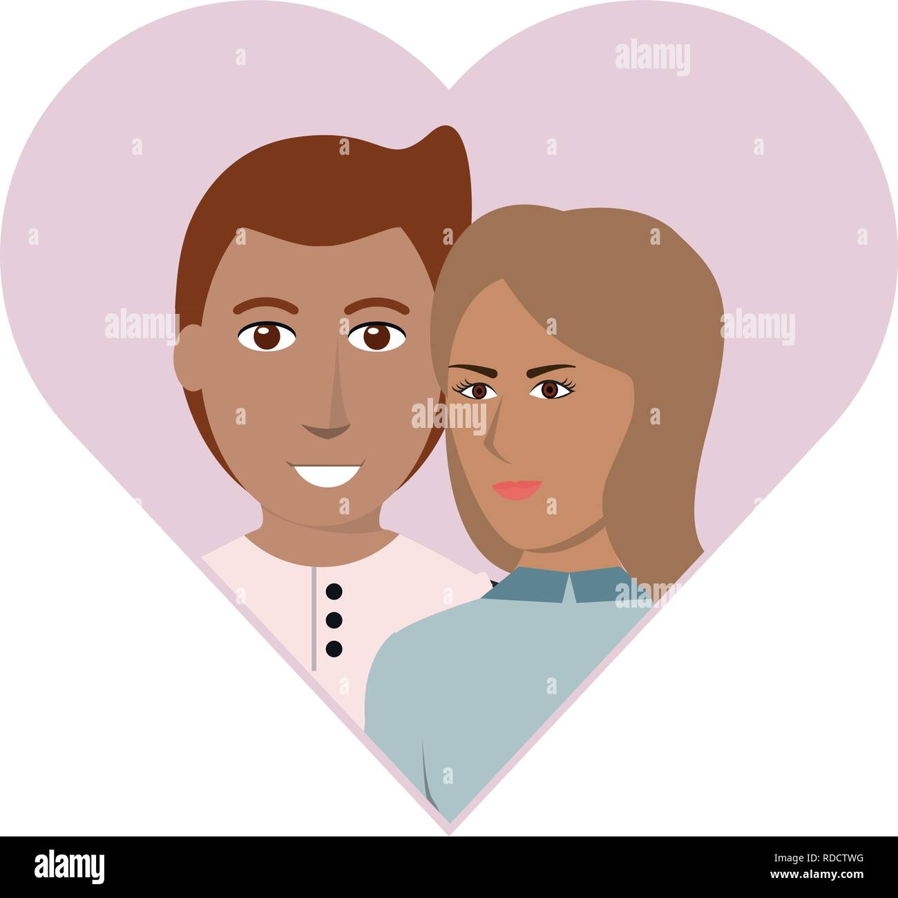 Couple in love Stock Vector Image & Art - Alamy