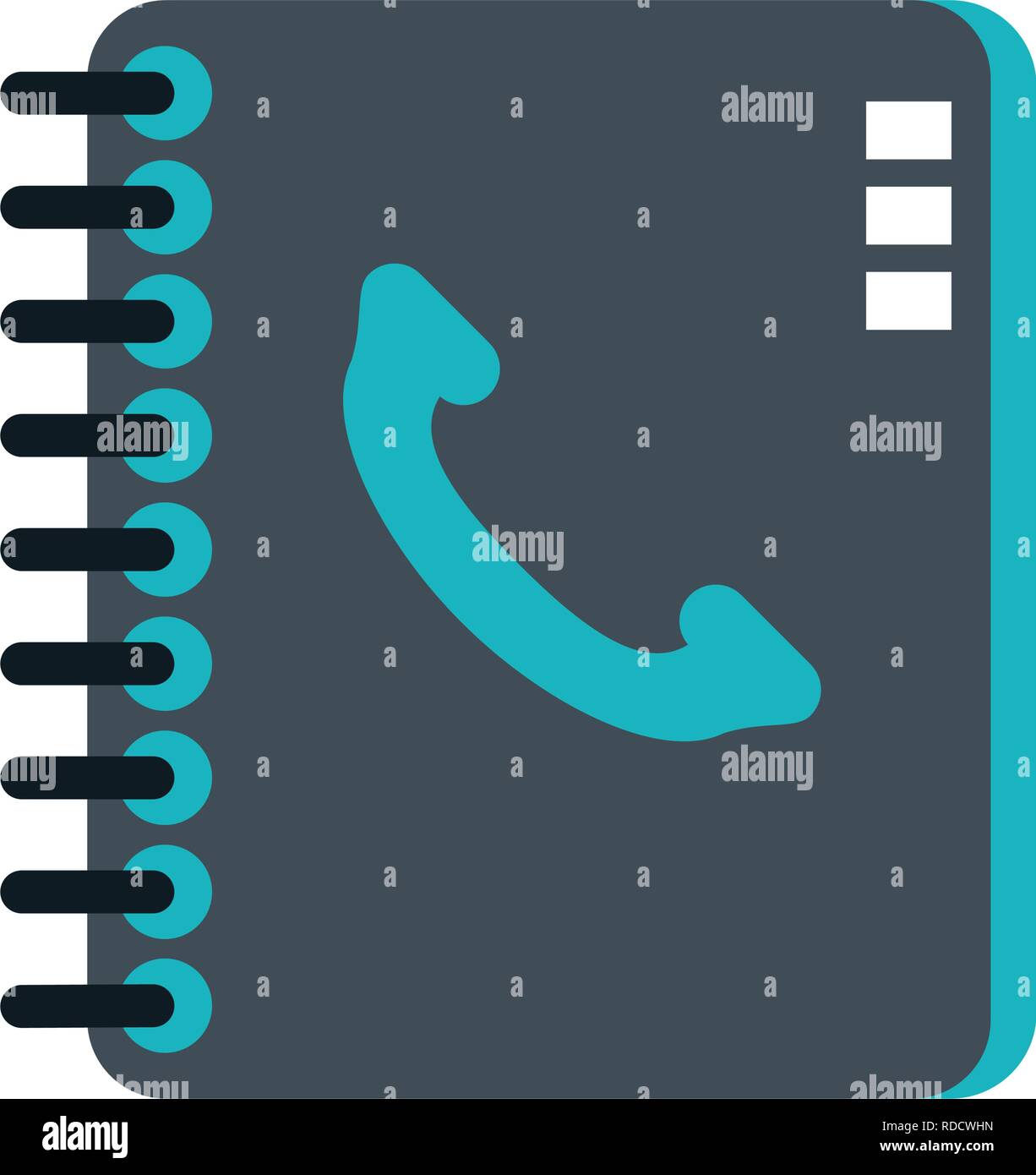 Address book with telephone Stock Vector Image & Art Alamy