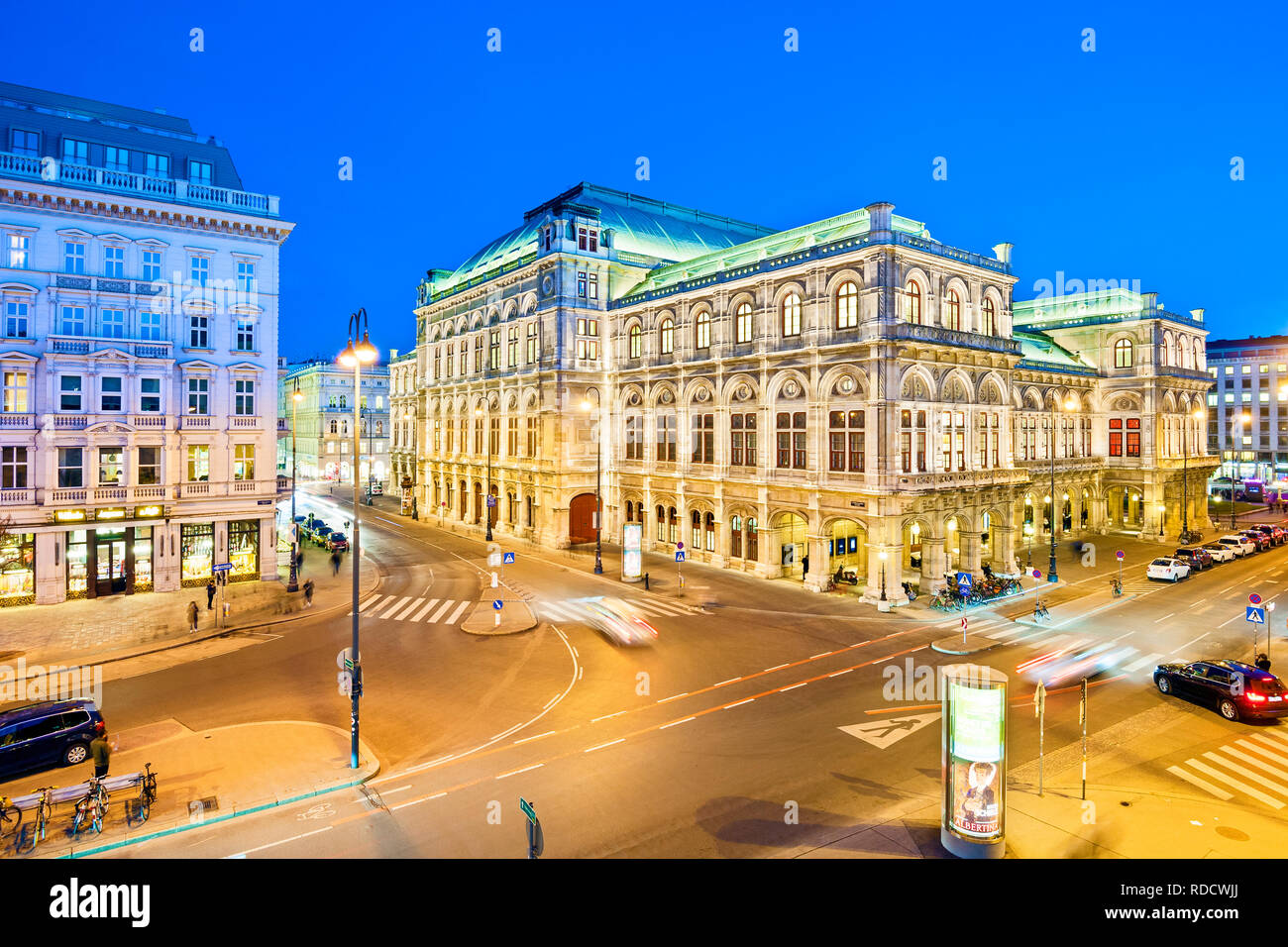 Vienna State Opera House, Wiener Staatsoper, Vienna, Austria. Stock Photo
