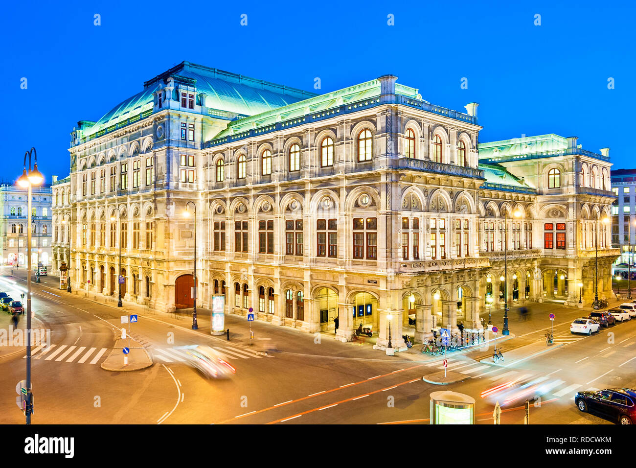 Vienna State Opera House, Wiener Staatsoper, Vienna, Austria. Stock Photo