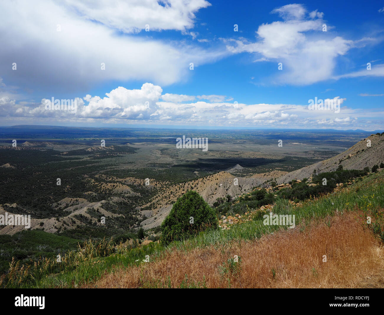 Montezuma valley in Mesa Verde National Park, CO Stock Photo