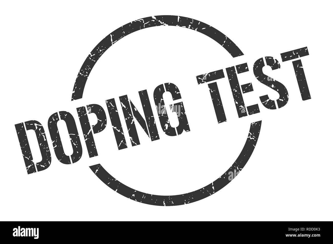 doping test black round stamp Stock Vector Image & Art - Alamy
