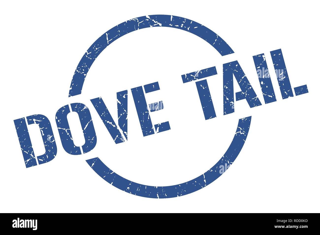 dove tail blue round stamp Stock Vector Image & Art - Alamy