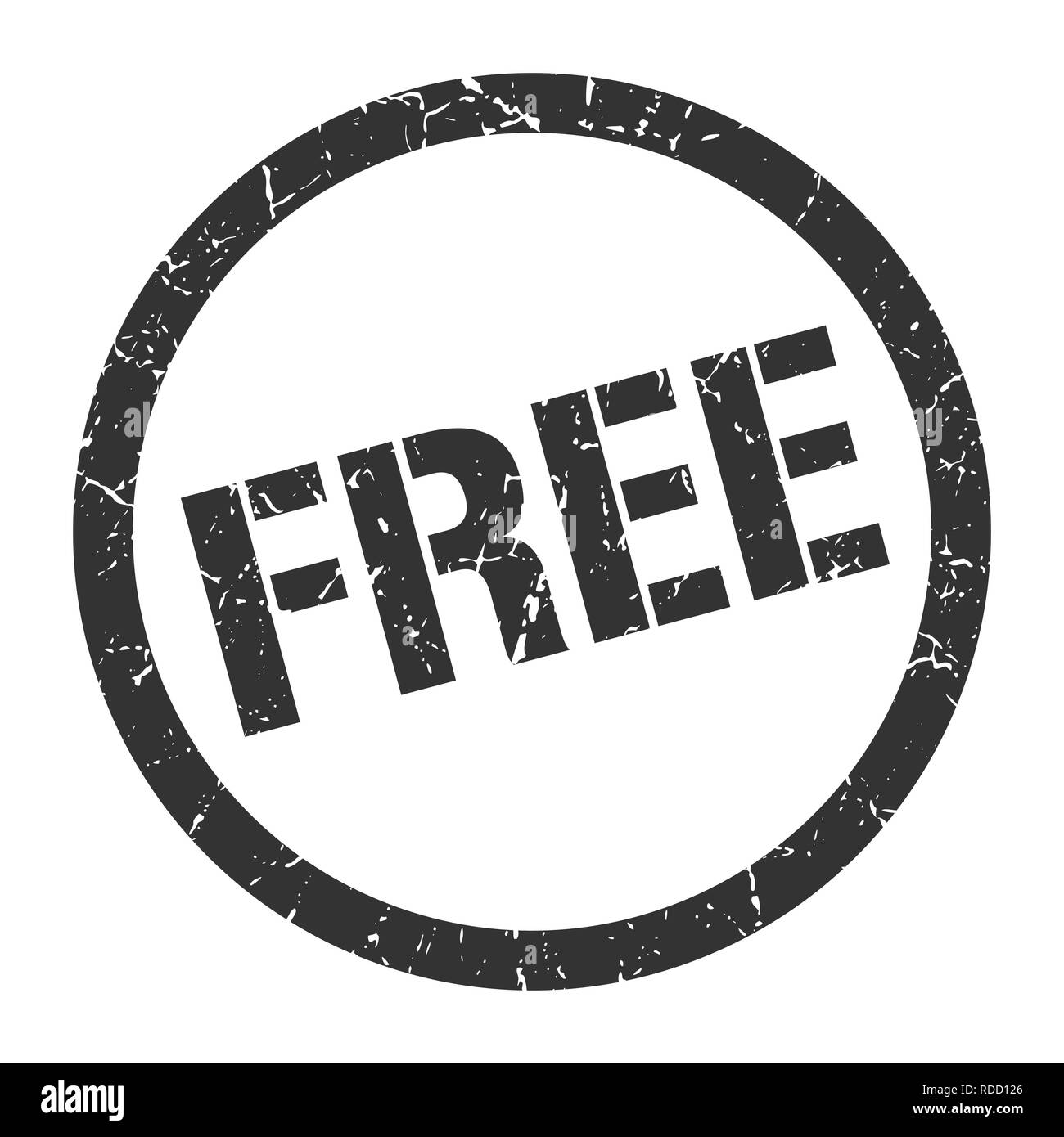 free black round stamp Stock Vector Image & Art - Alamy