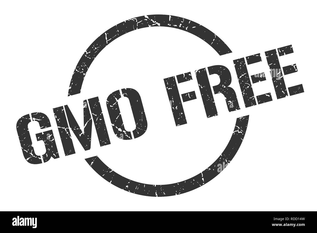 gmo free black round stamp Stock Vector Image & Art - Alamy