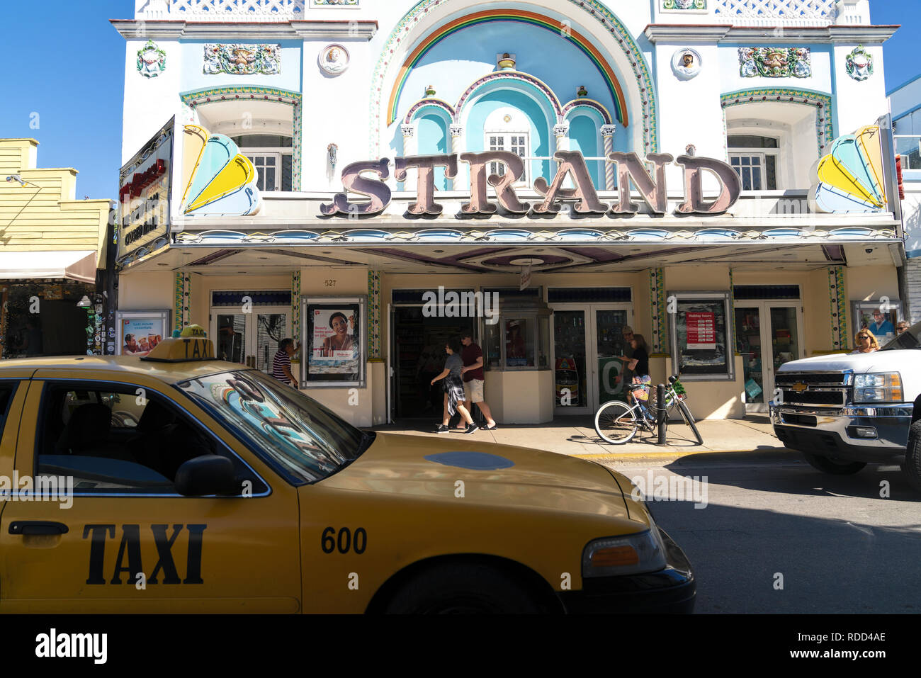 24 December 2019 - Key West, Florida, USA. Former Strand theater house, now a Walgreens drugstore. Stock Photo