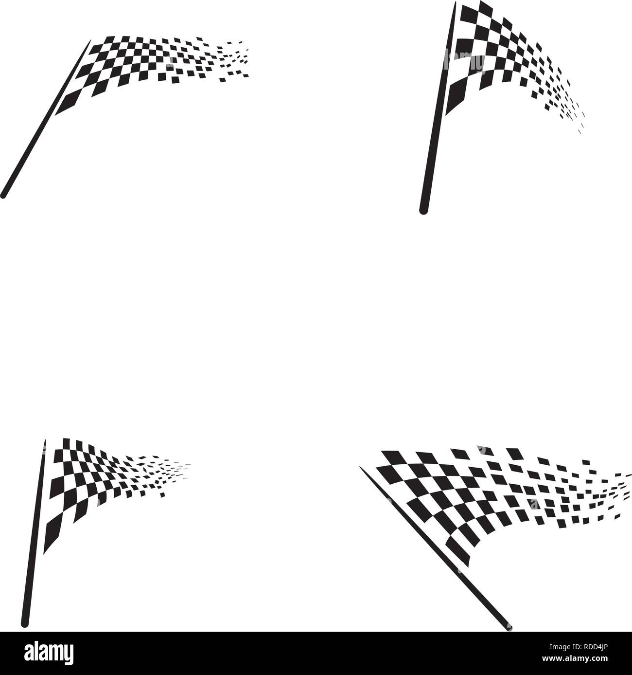 Racing background checkered flag vector Black and White Stock Photos ...