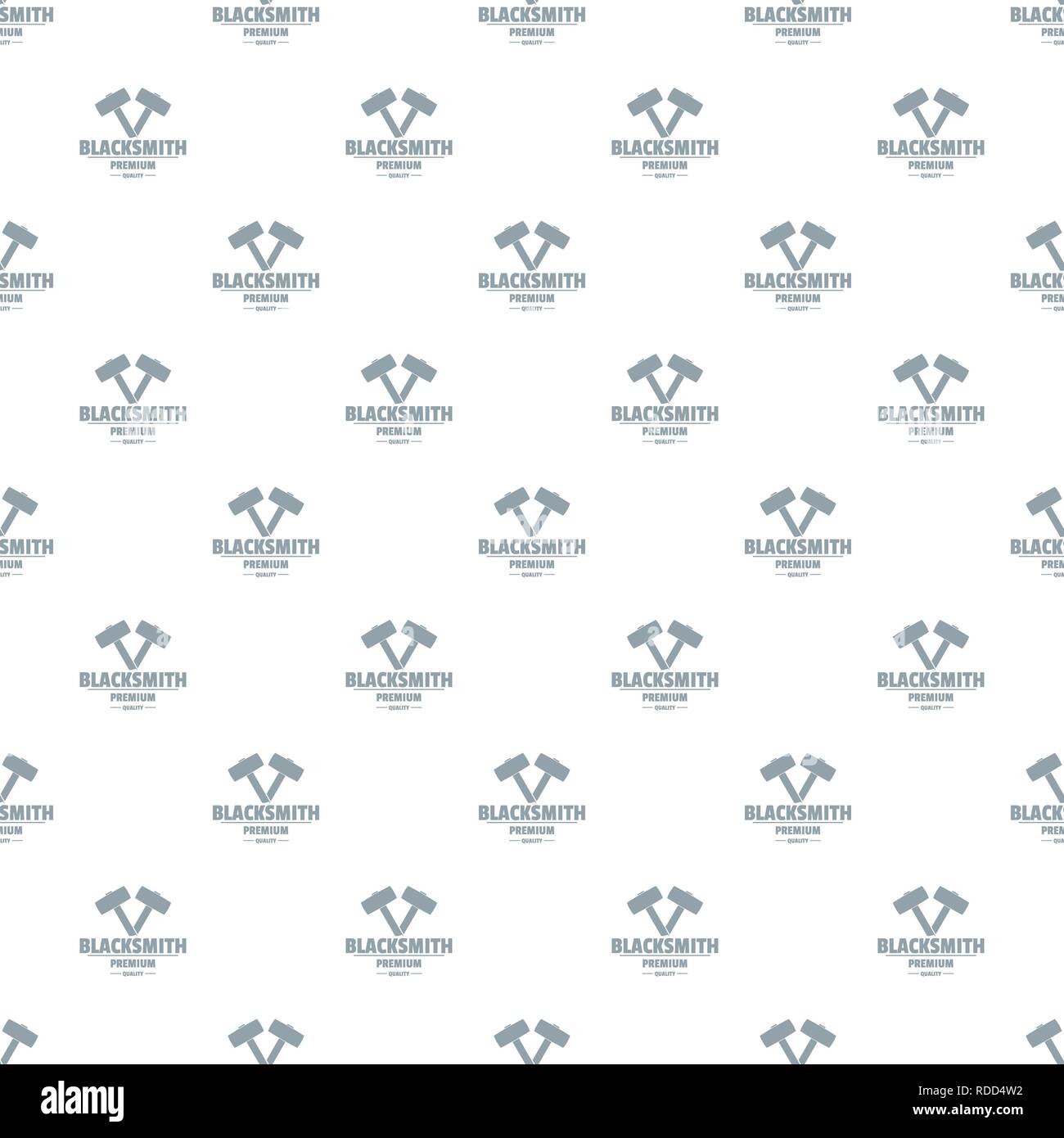 Premium blacksmith pattern vector seamless Stock Vector