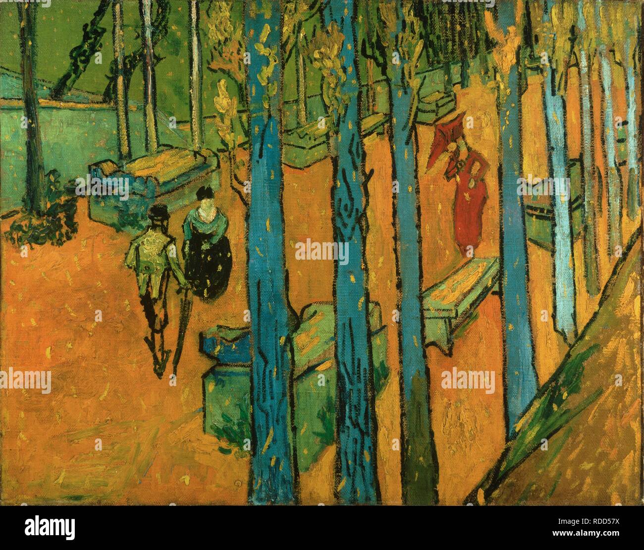 van gogh les alyscamps