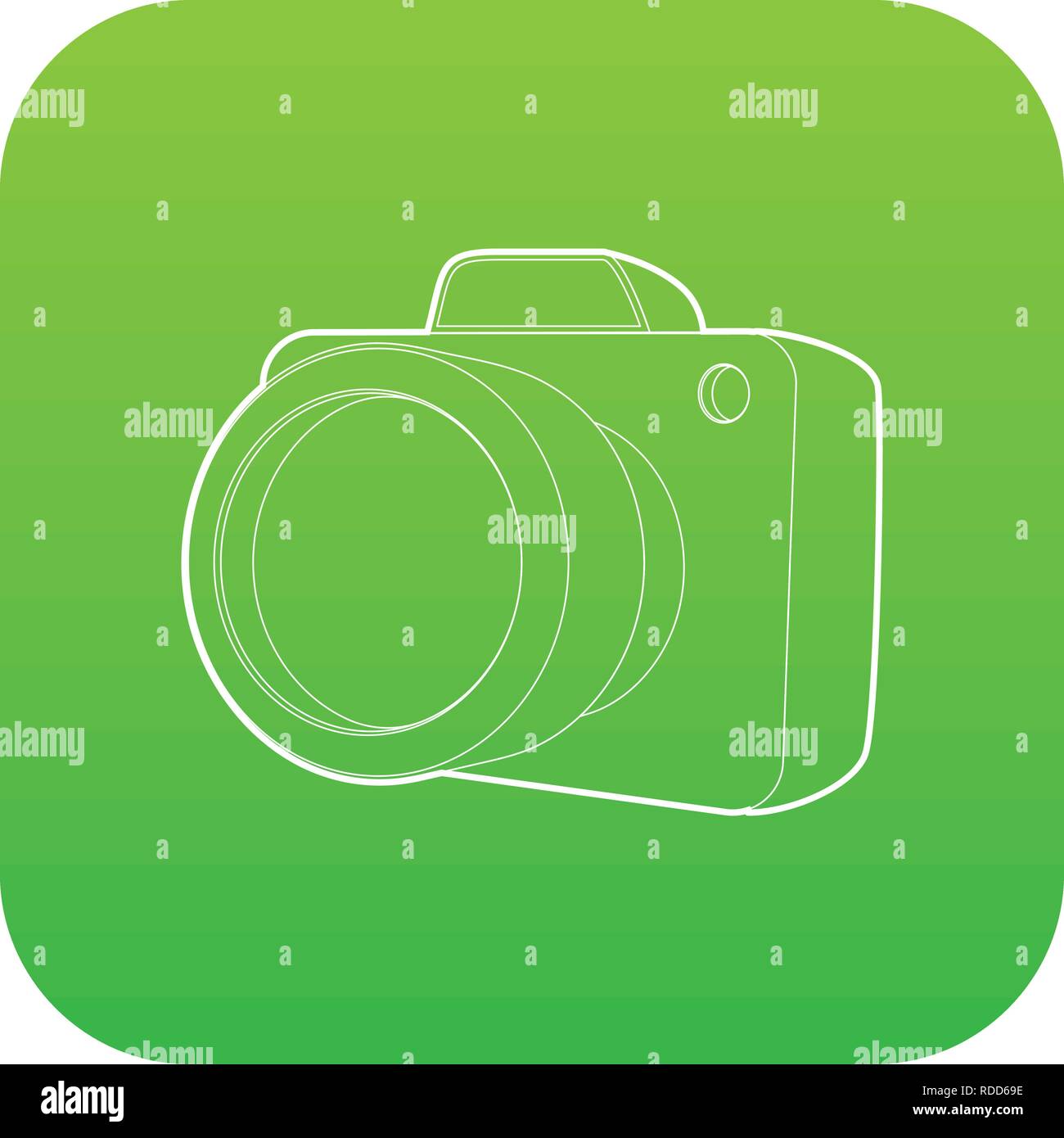 Camera icon green vector Stock Vector Image & Art - Alamy