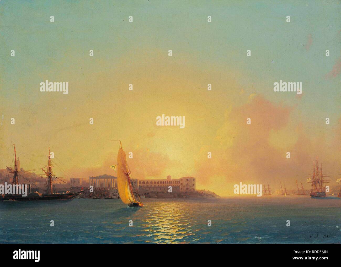 Grafskaya Wharf, Sevastopol. Museum: PRIVATE COLLECTION. Author ...