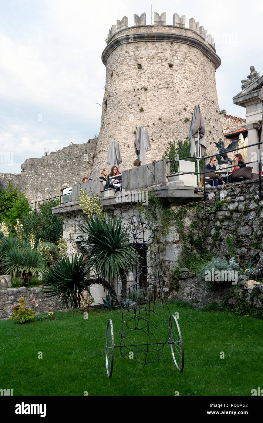 View of Trsat's Castle, Rijeka, Istria, Croatia Stock Photo