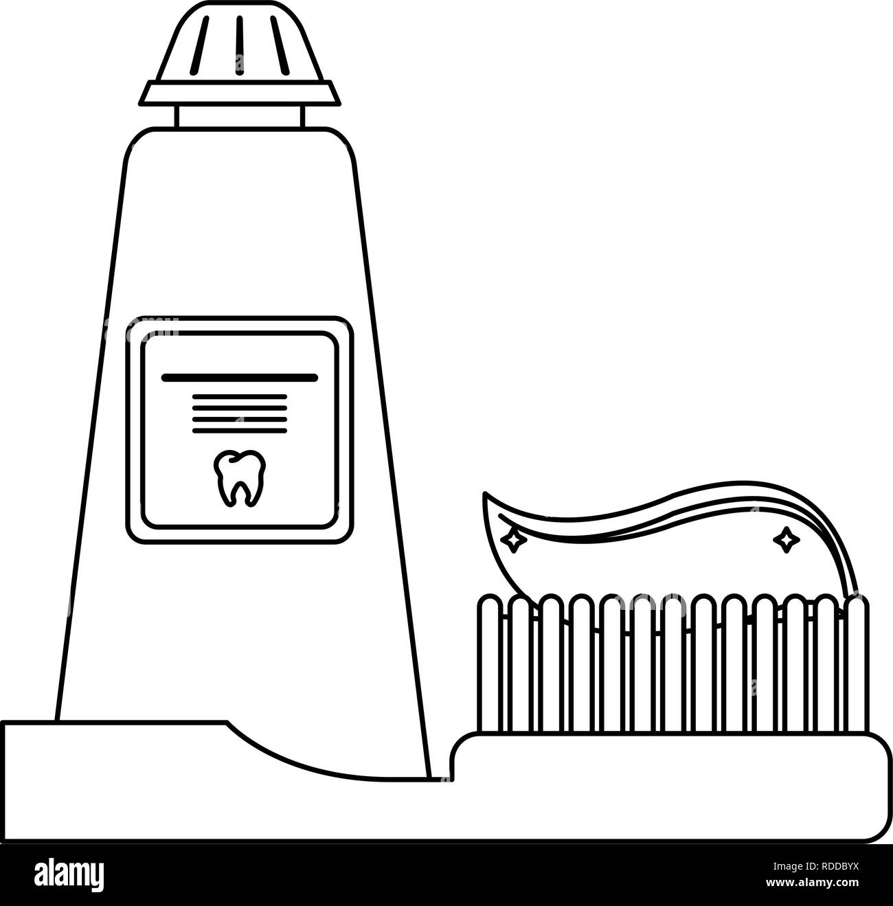 Medical Dental treatment black and white Stock Vector Image & Art - Alamy