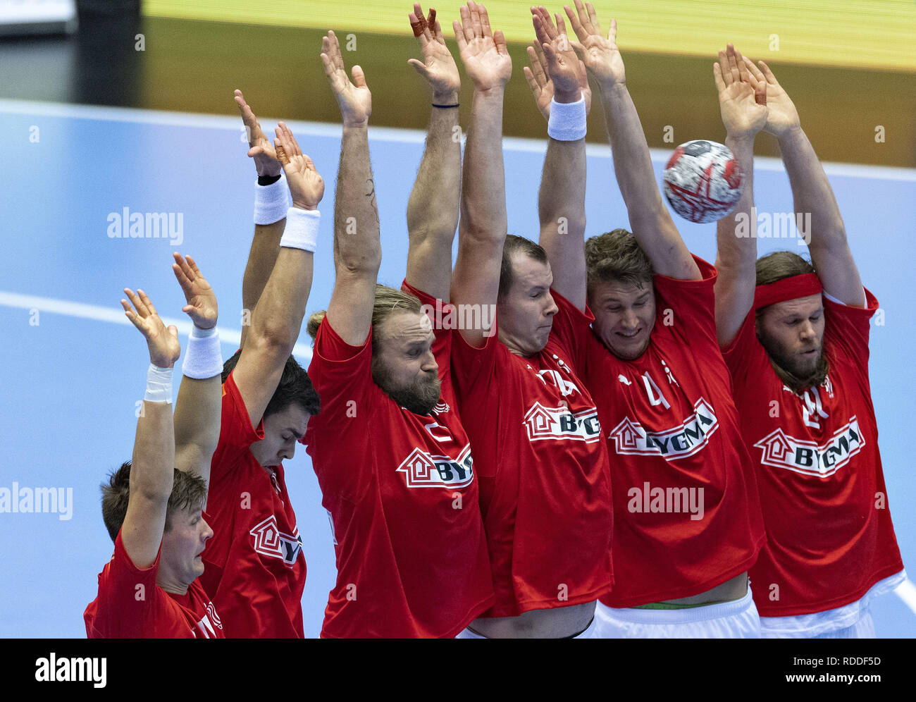 Herning, Denmark. 17th Jan, 2019. Lasse Swann (17), Denmark, Rasmus