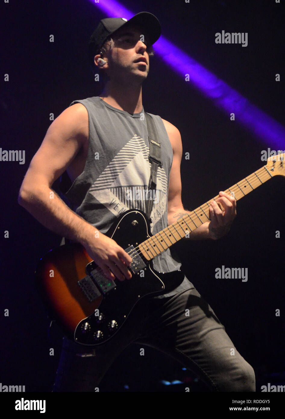Milwaukee, Wisconsin, USA. 22nd Dec, 2018. Lead singer Alex Gaskarth of ...