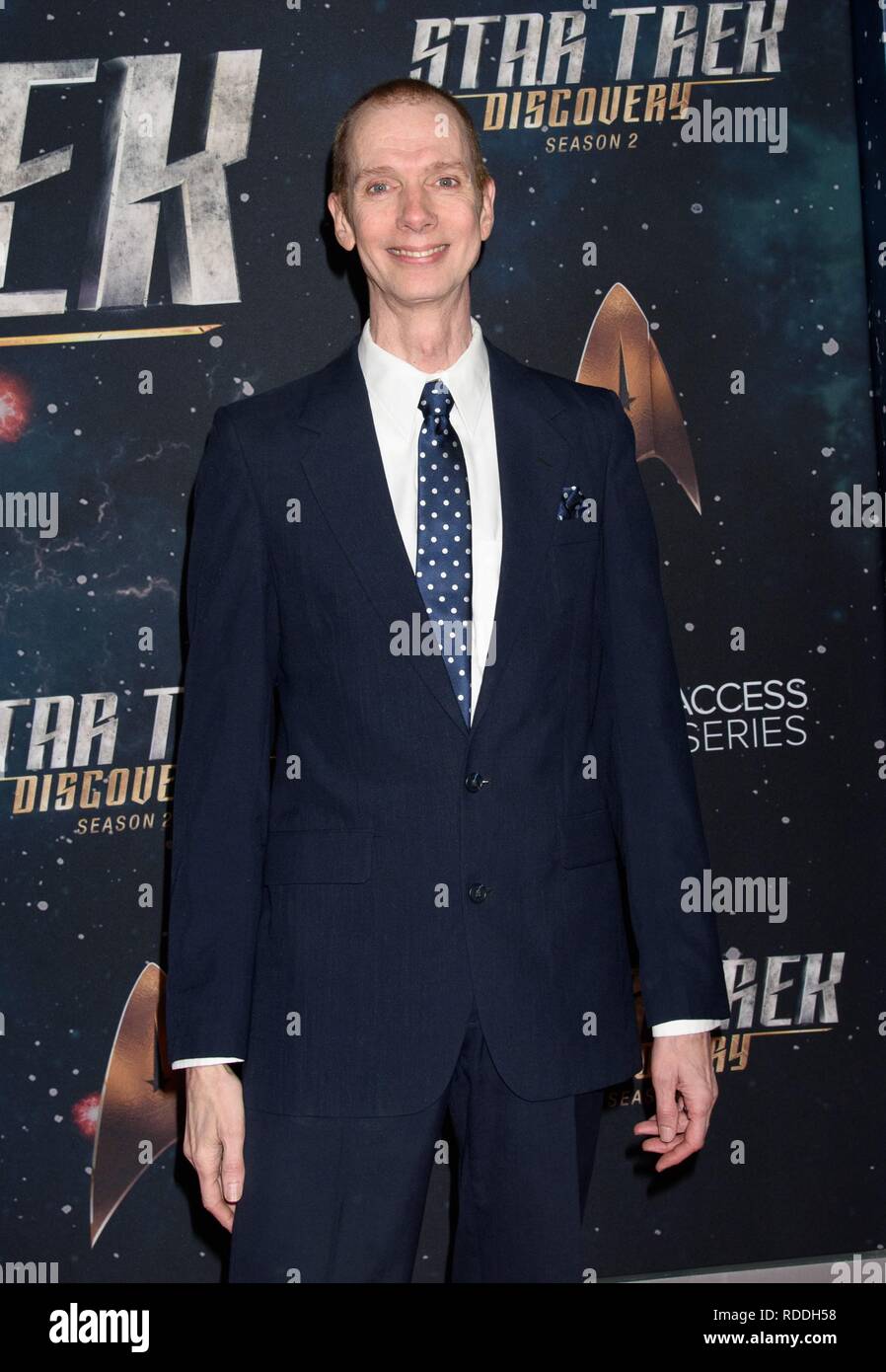 New York, NY, USA. 17th Jan, 2019. Doug Jones at arrivals for STAR TREK: DISCOVERY Official Season 2 Premiere Screening, Conrad New York, New York, NY January 17, 2019. Credit: RCF/Everett Collection/Alamy Live News Stock Photo