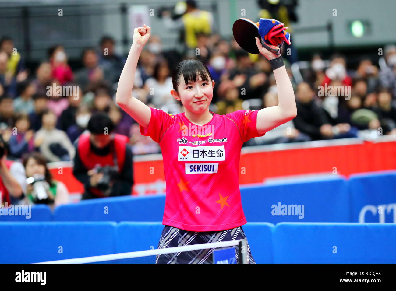 Hina Hayata, JANUARY 18, 2019 - Table Tennis : All Japan Table Tennis ...