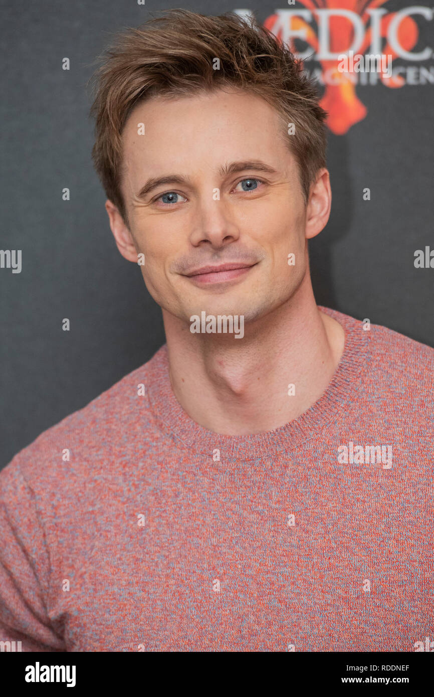 Soho, London, UK. 18th Jan 2019. •Bradley James - Medici: The Magnificent screening, a new series on Netflix produced by Lux - in the Soho Hotel. Credit: Guy Bell/Alamy Live News Stock Photo