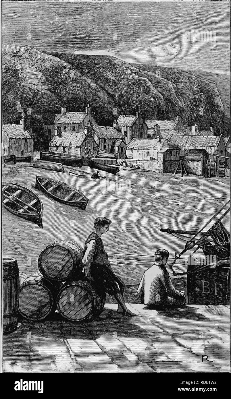 . Life of a Scotch naturalist: Thomas Edward, associate of the Linnaean Society. . VILLAOE OF PENNAN.. Please note that these images are extracted from scanned page images that may have been digitally enhanced for readability - coloration and appearance of these illustrations may not perfectly resemble the original work.. Smiles, Samuel, 1812-1904; Edward, Thomas, 1814-1886. New York, Harper & brothers Stock Photo