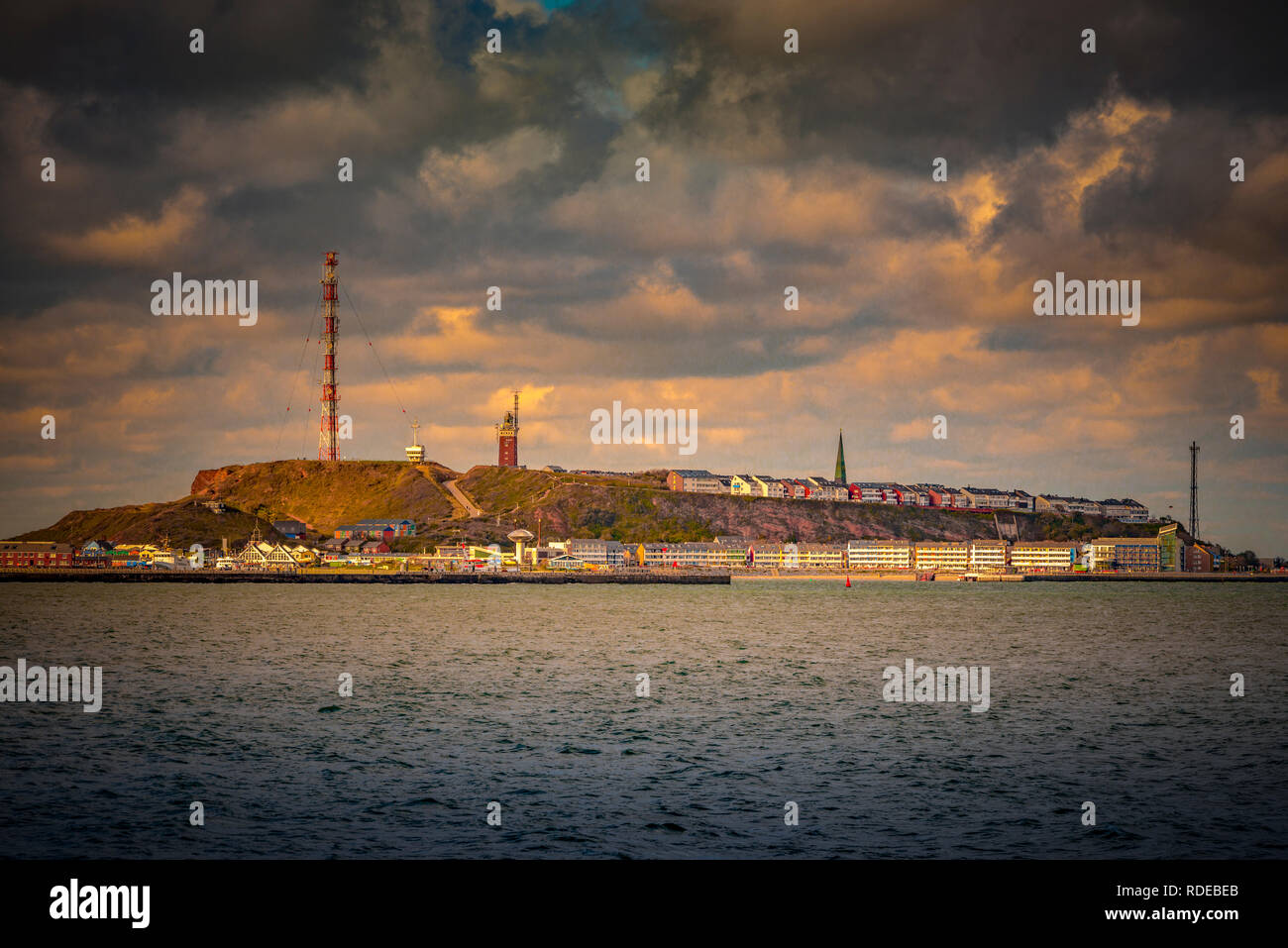 Deutschland, Pinneberg, Insel, Nordsee, Helgoland Stock Photo