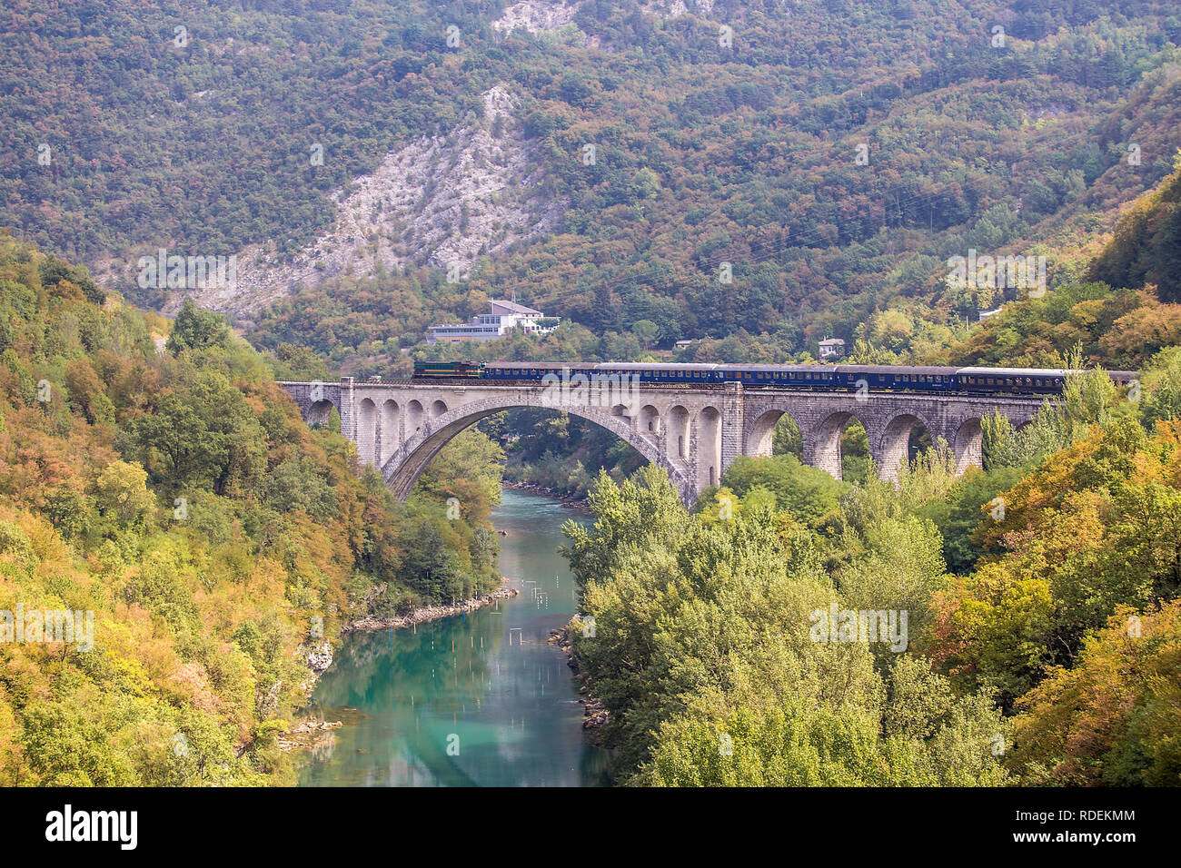 Slovenia train bridge hi-res stock photography and images - Alamy