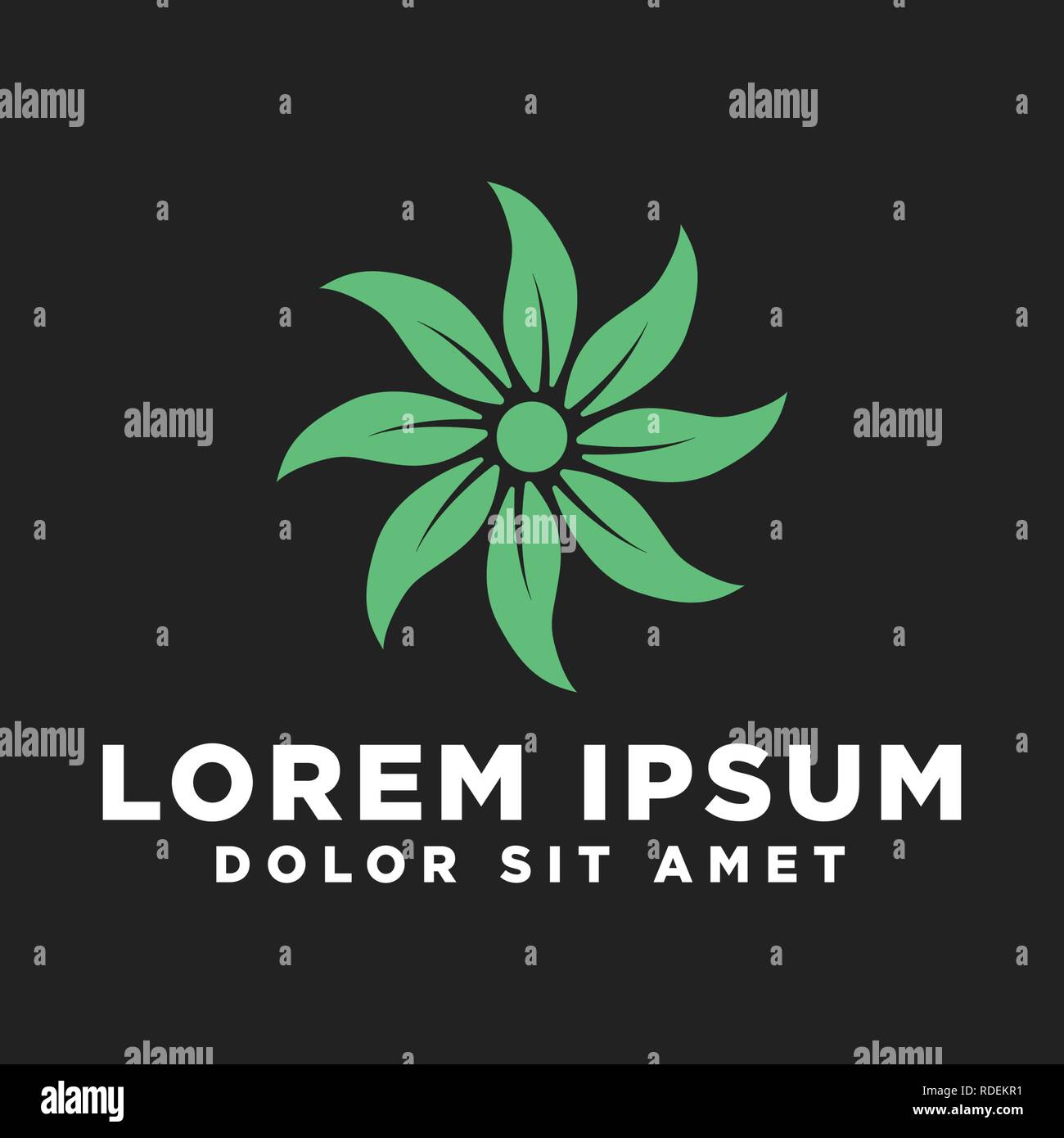 eco leaf nature star logo template vector illustration, icon element ...