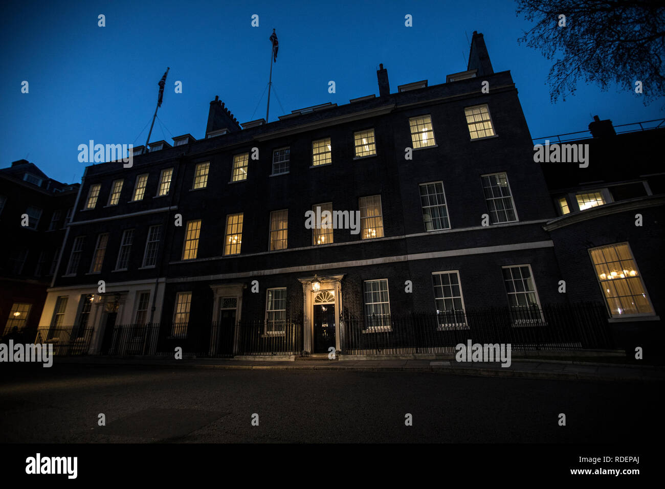 No 10 Downing Street Official Residence And The Office Of