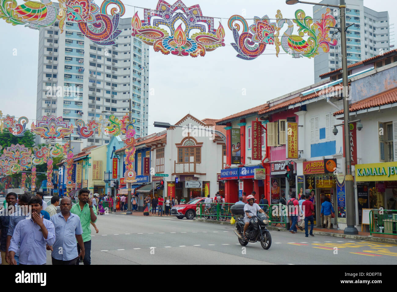 Little India, Singapore Stock Photo