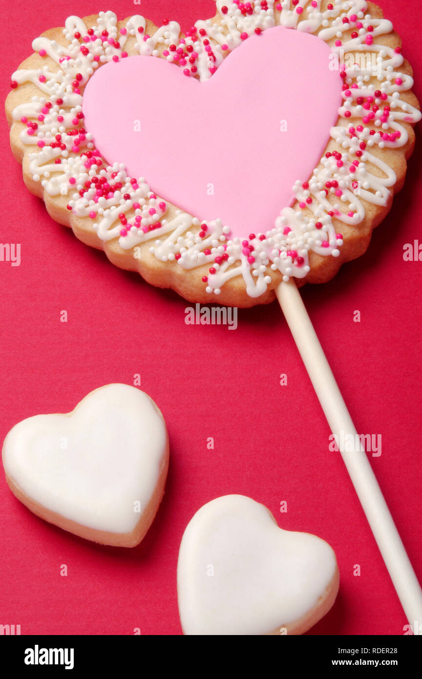 Valentine’s Day Cookies Stock Photo - Alamy