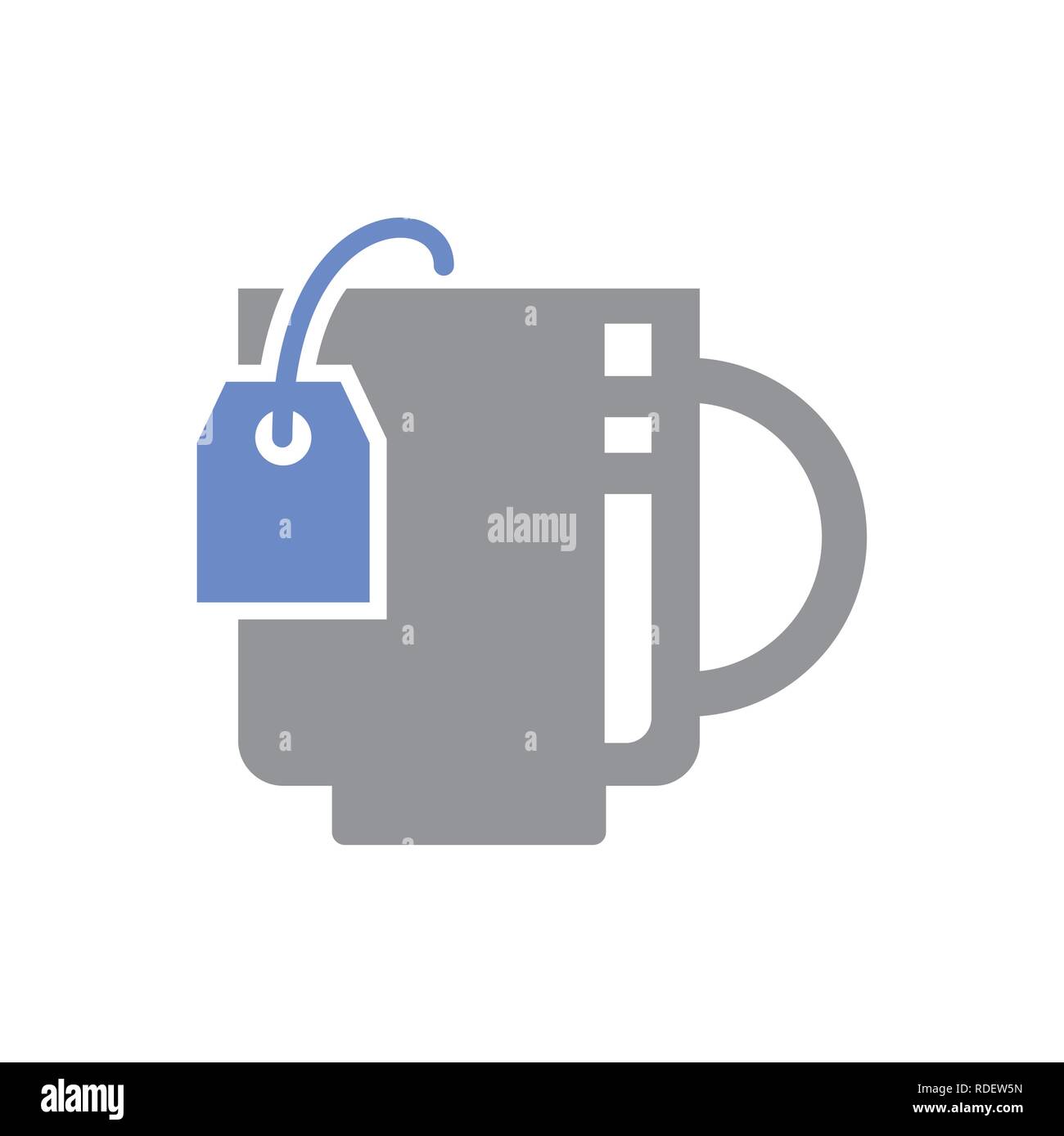 Tea icon on white background for graphic and web design, Modern simple ...