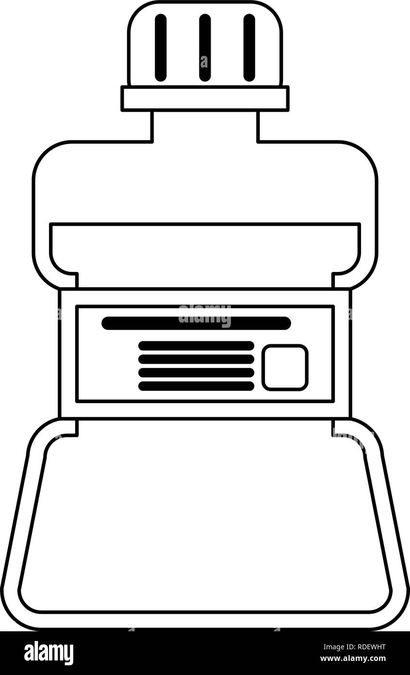 Dental mouthwash bottle black and white Stock Vector Image & Art Alamy