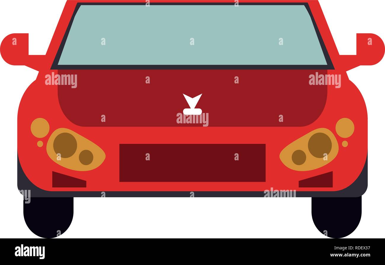 Car Front View Vehicle Stock Vector Image Art Alamy