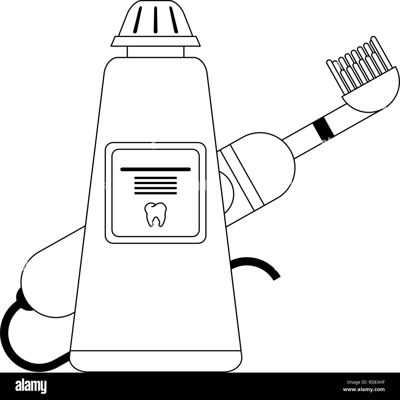 Medical Dental treatment black and white Stock Vector Image & Art - Alamy