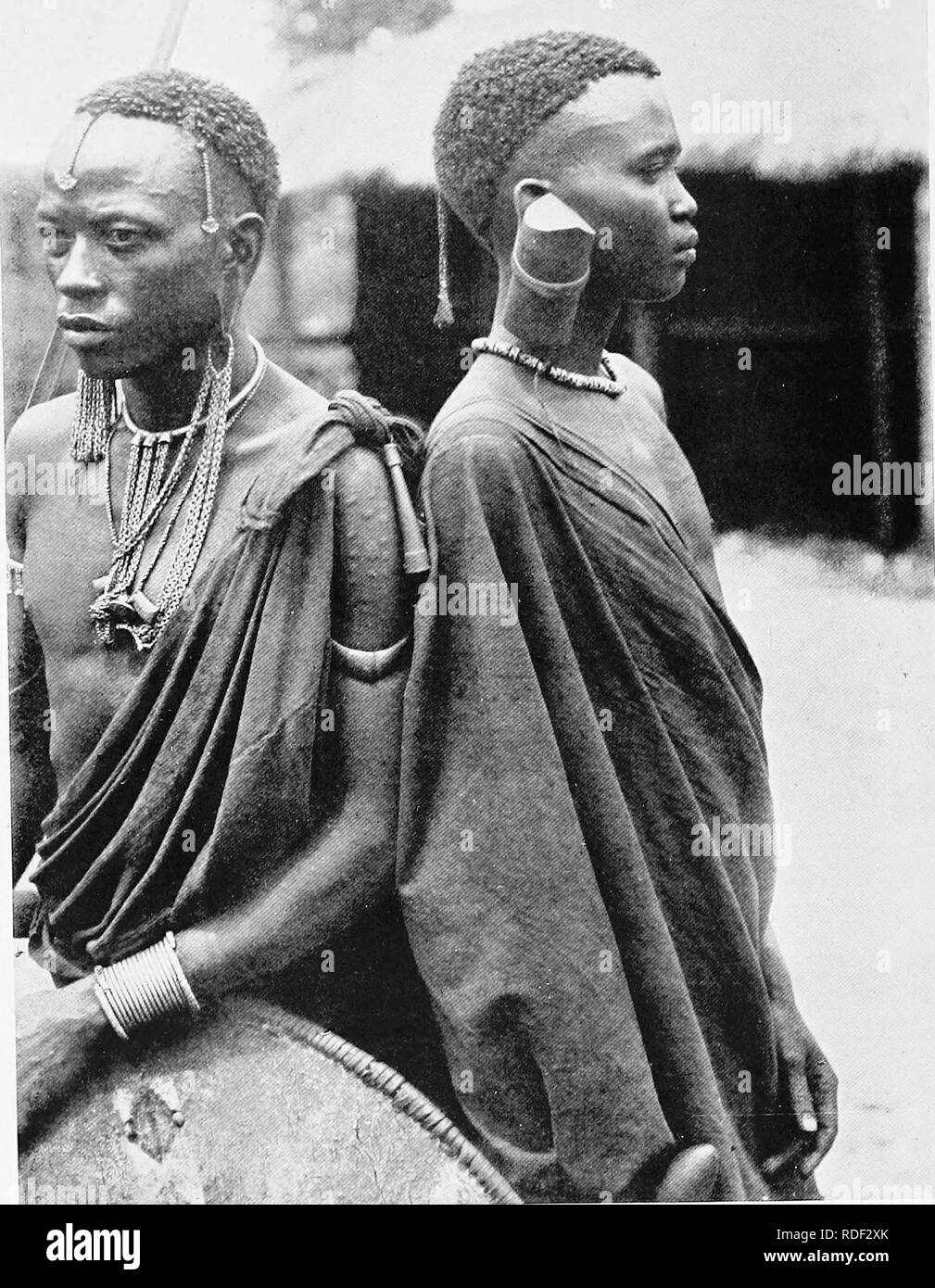 . The Uganda protectorate; an attempt to give some description of the physical geography, botany, zoology, anthropology, languages and history of the territories under British protection in East Central Africa, between the Congo Free State and the Rift Valley and between the first degree of south latitude and the fifth degree of north latitude. African languages; Natural history; Ethnology. 250. ANIJOROBO OF THE Itll'T VALLEY. Please note that these images are extracted from scanned page images that may have been digitally enhanced for readability - coloration and appearance of these illustrat Stock Photo