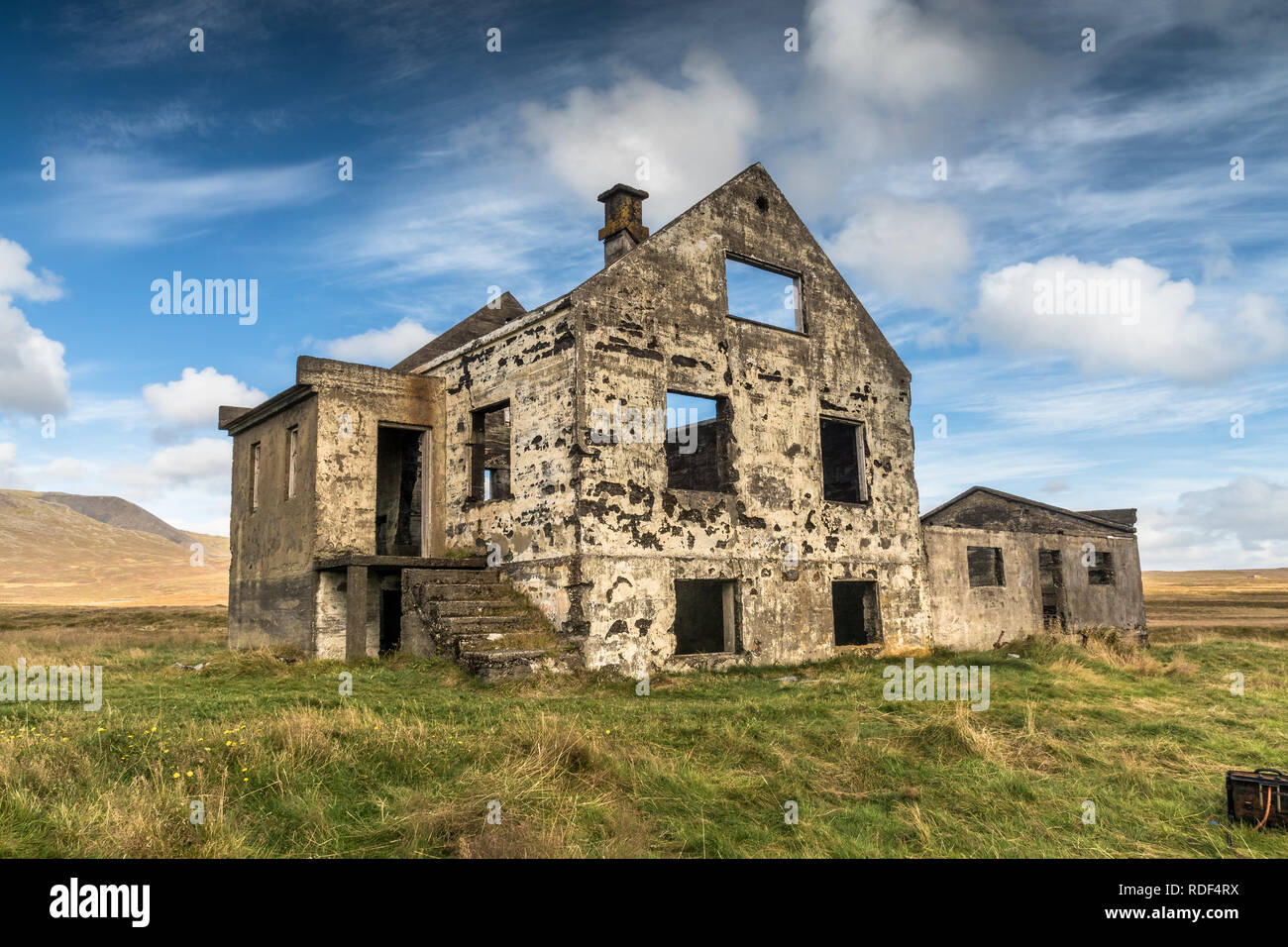 Verlassenes Haus bei Dagverðará auf der Snaefellsnes Halbinsel Stock Photo