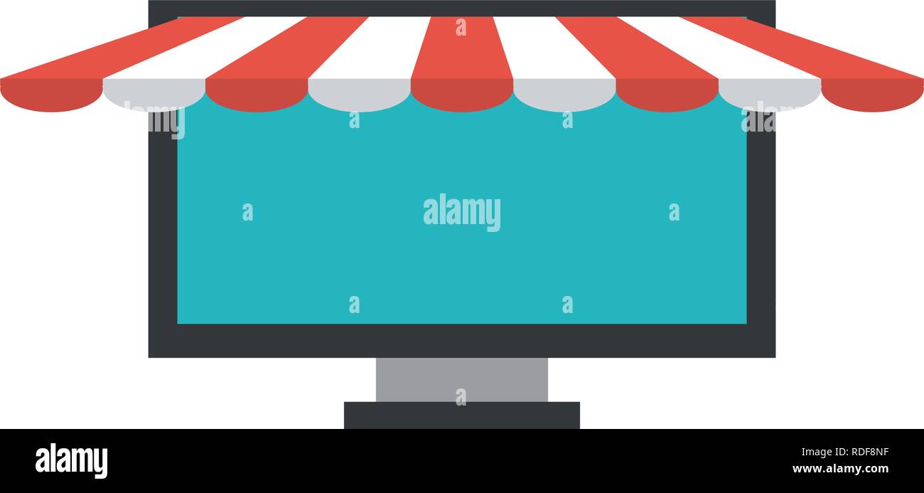 online store computer symbol Stock Vector Image & Art - Alamy