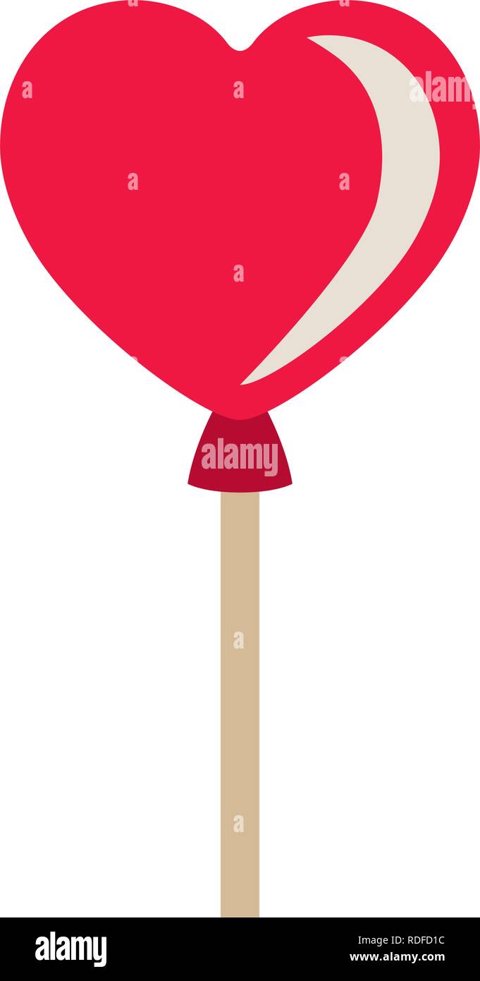 heart shaped balloon isolated icon Stock Vector Image & Art - Alamy