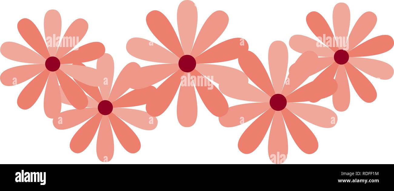 beautiful flowers isolated icon Stock Vector Image & Art - Alamy