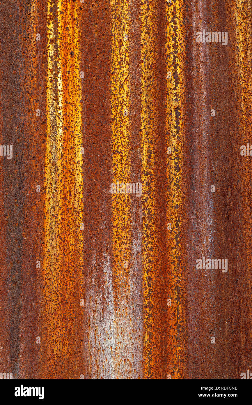 Detail of rusty surface. Stock Photo